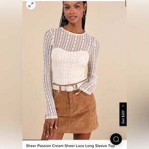 Brand new size small Lulus top